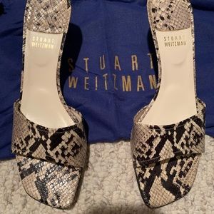 Stuart Weitzman lizard sandal